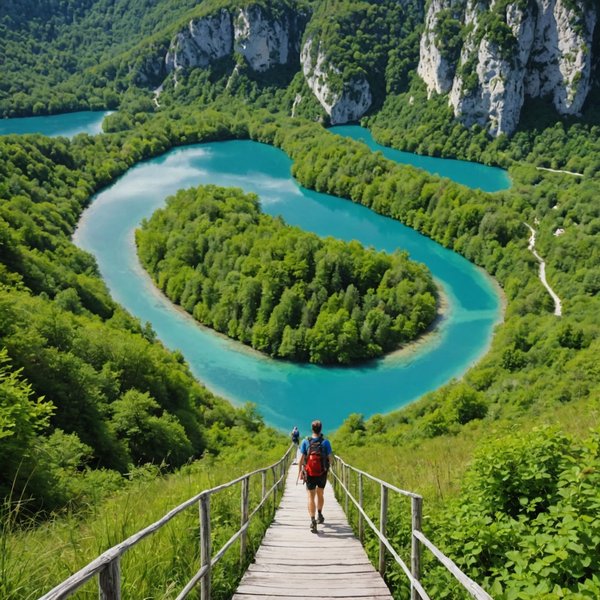 Quels sont les meilleurs itinéraires pour une randonnée dans le parc national des Lacs de Plitvice, Croatie?